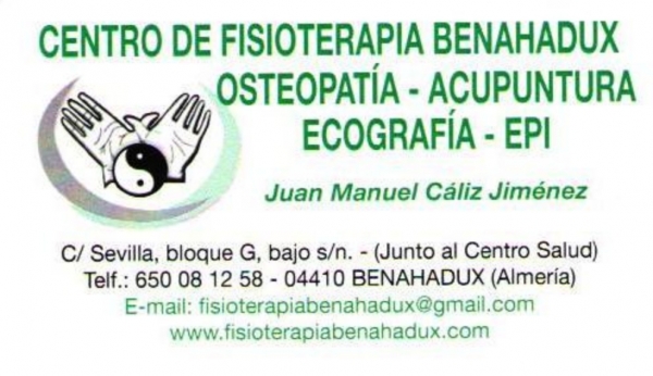 CENTRO FISIOTERAPIA ACUPUNTURA Y OSTEOPATIA BENAHADUX