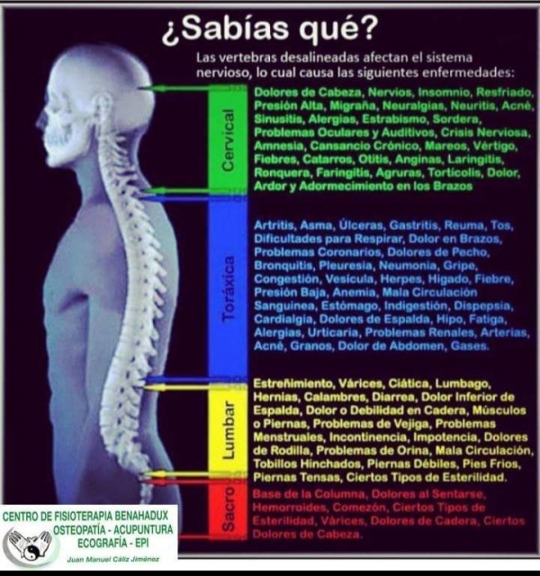 Dolor referido desde columna