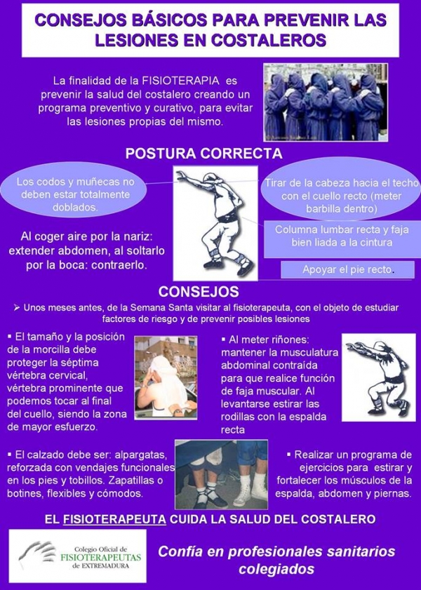 Consejos para los Costaleros