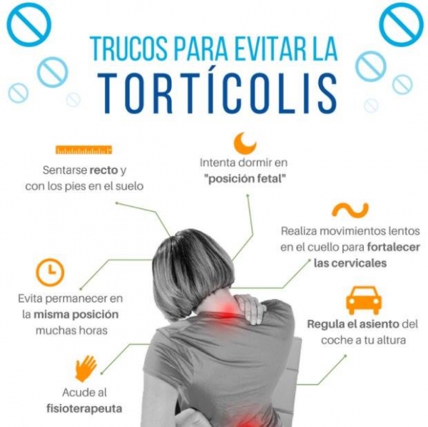 Trucos para evitar la torticolis