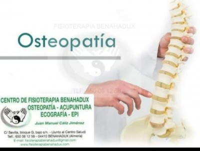 Especialista en Osteopatía